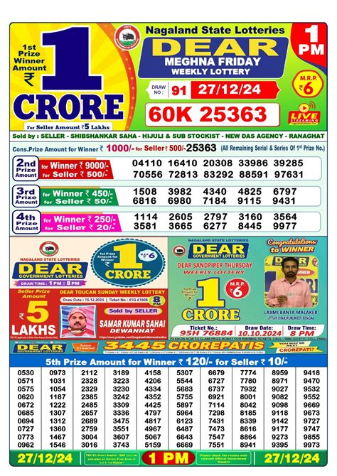 8 tarik lottery result|Lottery Sambad 27 Tarik 1 PM 6 PM and 8 PM Result .